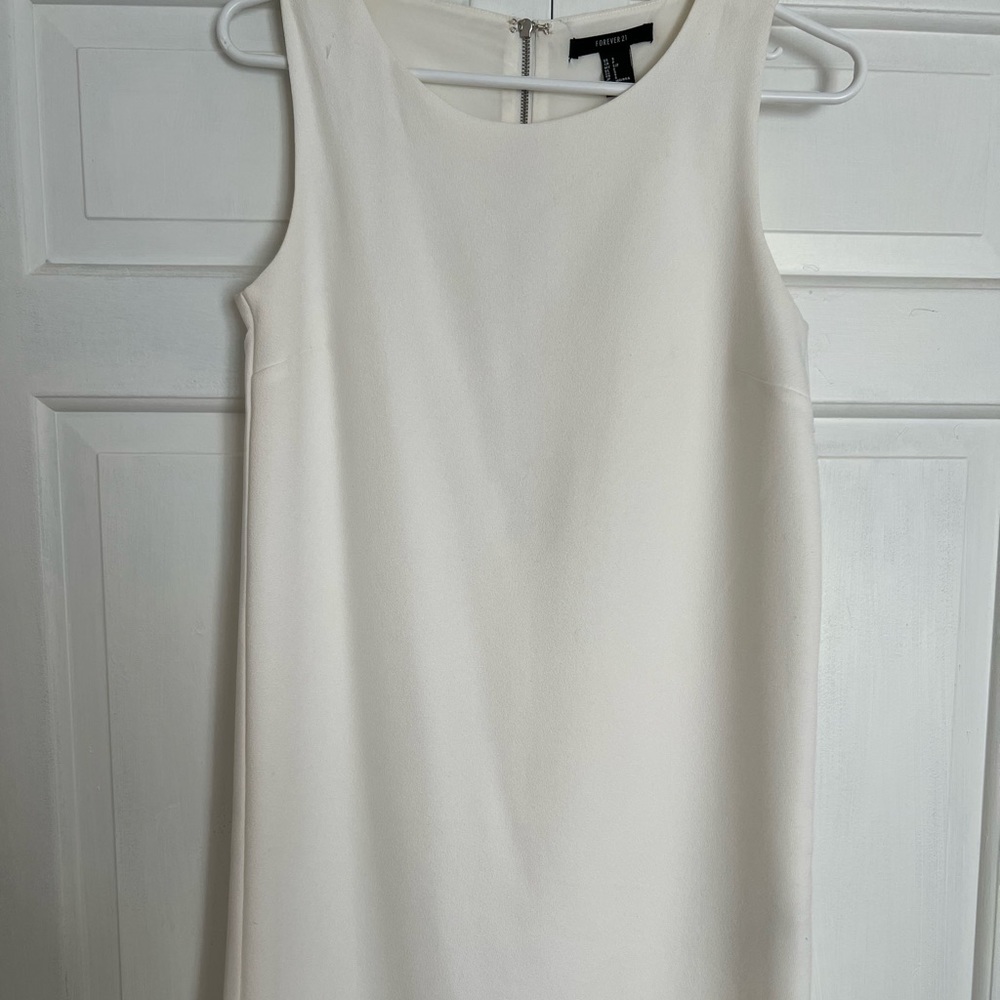 Forever 21 white shift dress